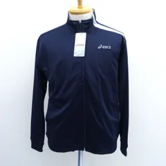 ASICS / アシックス ◆トレーニングジャケット/ジャージ/ネイビー/M/タグ付き CHM507 【メンズ/MEN/男性/ボーイズ/紳士】【未使用】 のサムネイル