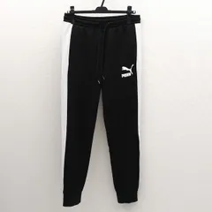 PUMA / プーマ ◆アイコニック T7 トラックパンツ/ブラック×ホワイト/サイズM 530098 【メンズ/MEN/男性/ボーイズ/紳士】 メンズファッション【中古】 