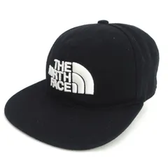 THE NORTH FACE / ノースフェイス ◆トラッカーキャップ/キッズ/ロゴ/ブラック/サイズKL NNJ41805 【レディース/ガールズ/LADY/女性/婦人】【帽子/ぼうし/ハット/キャップ/帽】 レディースファッション【中古】 