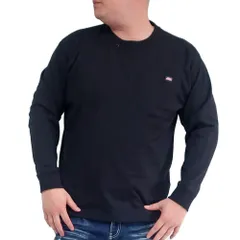 【人気商品】メンズ ブランド Dickies ディッキーズ Tシャツ 長袖 胸ポケット M L ＸL オーバーサイズ ビックシルエット プリント ワンポイント コットン 綿100％ 10001797