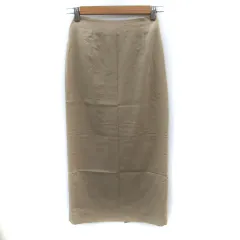 ユナイテッドアローズ UNITED ARROWS タイトスカート マキシ丈 ロング丈 36 S ベージュ /SM16