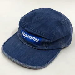 【中古品】Supreme シュプリーム 24SS COATED DENIM CAMP CAP コーテッド デニム キャンプ キャップ 帽子【185-260404-hn-06-fur】