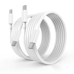 USB C ケーブル 純正 2M 2本セット PD対応 60W 急速充電 USBC & USBC ケーブル データ転送 高耐久性 断線防止 映像出力不可 USB Type C to Type C けーぶる for iPhone 17/Air/16/16E/ 1
