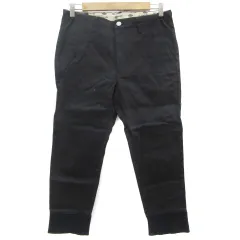 ナノユニバース nano universe × ディッキーズ Dickies ワークパンツ リブ 七分丈 M ブラック 黒 /YM40