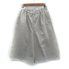 ニコアンド Niko and.. ガウチョパンツ ワイドパンツ 七分丈 L アイボリー /SM14