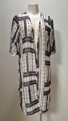 パータン シフォン ロング カーディガン Free