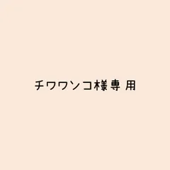 チワワンコ様 リクエスト 2点 まとめ商品
