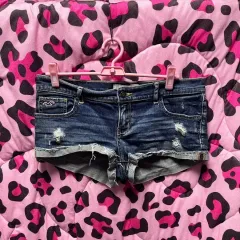 HOLLISTER ダメージ デニム ハーフパンツ