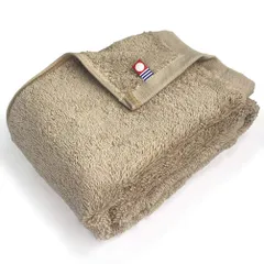 今治タオル フェイスタオル Premium Quality プレーン 40x70cm 1枚入 (サンド)