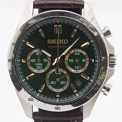 【美品✨】SEIKO クロノグラフ SBTQ027 8T63-00D0 腕時計 SEIKO/セイコー】 8T63-00D0 クロノグラフ 腕時計 ステンレススチール