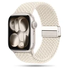 【新品】 Bantkei コンパチブル アップルウォッチ バンド ナイロン Apple Watch バンド マグネット スポーツ 磁気吸着式バックル 磁石 メンズ レディース 編み込み 伸縮性 調整が簡単 柔軟 通気 ソロループ iwatch Series 0