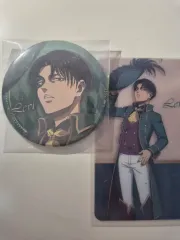 進撃の巨人 仮面舞踏会 リヴァイ バッジ + カード