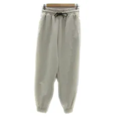 ザラ ZARA ジョガーパンツ ロング丈 無地 S アイボリー 黒 ブラック /YS34