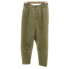 ザラウーマン ZARA WOMAN タックテーパードパンツ 七分丈 無地 S ベージュ /YS27