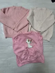 女の子ニット/スウェット 3枚セット120