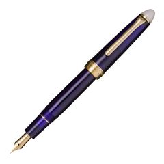 美品 sailor セーラー万年筆 HM 硬中 プロフィットスタンダード ブルー