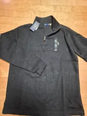 新品 ポロラルフローレン メンズ ハーフジップ スウェット Mサイズ