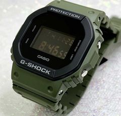CASIO G-SHOCK カーキ デジタル 腕時計 DW-5600M-3JF - メルカリ