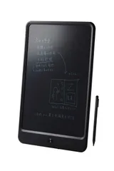 新品 エレコム 電子メモパッド 電子メモ帳 12インチ ロック機能付き ワンタッチ消去 電池交換可能 単語帳 筆談ボード 伝言ボード 書いて消せるボード ブラック EP-12BK-AZのサムネイル