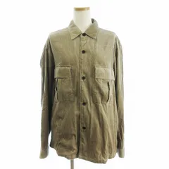 ユナイテッドアローズ A DAY IN THE LIFE UNITED ARROWS 美品 シャツ ブラウス 長袖 1125-139-2802 コーデュロイ コットン ベージュ L