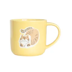 ☆ YE ☆ MoiNEKO マグカップ マグカップ 猫柄 日本製 マグ カップ スープカップ 陶磁器 コップ 大きめ 350ml 電子レンジ対応 食洗機対応 かわいい おしゃれ 可愛い 電子レンジで使える 猫グッズ ねこ ネコ オフィス ギフト コーヒー用品のサムネイル