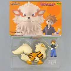 【中古】食玩 トレーディングフィギュア ポケモンスケールワールド カントー地方 グリーン＆ウインディ 再販版 プレミアムバンダイ限定