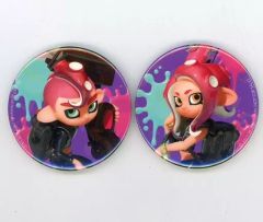 スプラトゥーン　タコボーイ　タコガール　缶バッジ　セット　アニメイト特典 スプラトゥーン タコボーイ タコガール 缶バッジ セット アニメイト