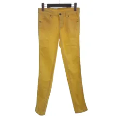 リー LEE カラー スキニーパンツ ジェギンス イエロー S ■GY56