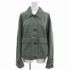 ギャップ GAP ジャケット ブルゾン ミリタリー クロップド M 緑 グリーン /OU