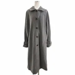 リブラキュー Libra Cue コート ロング シャギー グレー F