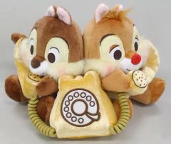 [중고] 봉제인형 칩 & 데일 Ring Ring Ring 봉제인형 [칩과 데일] 디즈니 스토어 한정
