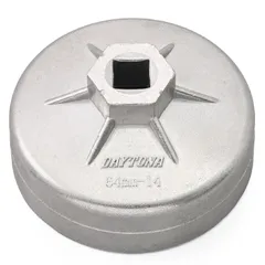 新品 デイトナ(Daytona) オイルフィルターレンチ バイク ホンダ/ヤマハ/カワサキ用 14面 64mm アルミ製 脱着・取り付け両対応 61400のサムネイル
