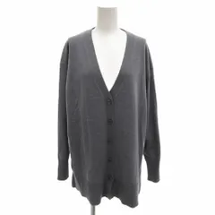 プラステ PLST 24AW エクストラリラックスファインメリノウールブレンドカーディガン L グレー 12-4403028 /FF