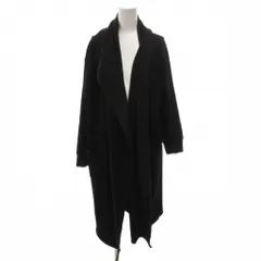 ミディウミ MidiUmi ロングカーディガン 黒 ブラック ショールカラー 長袖 /FF
