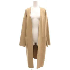 ディスコート Discoat エコスエードコート コーディガン フェイクスエード ノーカラー M ベージュ /UO