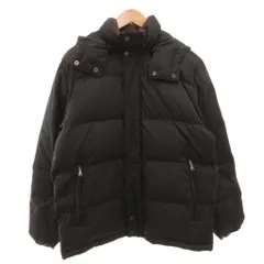 トミーヒルフィガー TOMMY HILFIGER ダウンジャケット ブルゾン フード M 黒 ブラック /FF