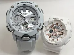 恋人たちのGショックペアウオッチG-SHOCK BABY-G  ペア腕時計 カシオ 2本セット アナデジGA-2000S-7AJF BA-110RG-7AJF  ラッピング無料  メッセージカード手書きします 　クリスマス プレゼント 誕生日 御祝い還暦 銀婚