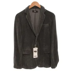 アズールバイマウジー AZUL by moussy タグ付き 24AW ベロア コーデュロイ ステイサム テーラードジャケット ブレザー 2B L グレー /FFのサムネイル
