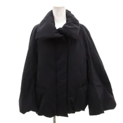 ユニクロ UNIQLO +J 20AW ハイブリッドダウンジャケット ブルゾン M 紺 ネイビー /FFのサムネイル