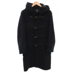 ブラックレーベルクレストブリッジ BLACK LABEL CRESTBRIDGE ダブルフェイスクレストブリッジチェックダッフルコート トグルボタン 裏地チェック ウール ロング M 紺 ネイビー /FFのサムネイル