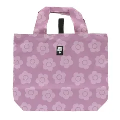 MARY QUANT (マリークヮント) エコバッグ (ピンク/パッケージ入り) コンパクト バッグ レディース 洗える マイバッグ (ファスナー付/大容量) 000175-0002-03k