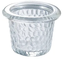 新品 ヤンキーキャンドル カメヤマキャンドルハウス 灯りの放射を楽しめるキャンドルホルダー ハンマードグラスライトハウス クリア