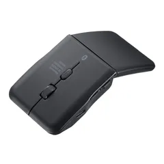 新品 サンワサプライ 静音Bluetooth5.0 IR LEDマウス（5ボタン・薄型） MA-BIS5116BK