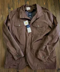 Kent メンズ　コート　春物　新品　ブラウンLのサムネイル