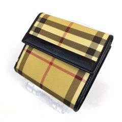 BURBERRY 三つ折り財布 ノバチェック - メルカリ