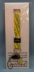 嵐 17-18年 untitled 二宮和也 ネックストラップ *黄/東京会場限定