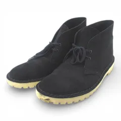 クラークス clarks オリジナルズ ORIGINALS デザートブーツ Desert Boot US7.5 ブラック 黒系 スエード  