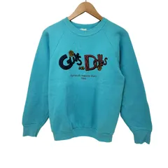 フルーツオブザルーム FRUIT OF THE LOOM 90s USA製 ミュージカル ロゴ プリント ラグラン クルーネック スウェット メンズ import：M 