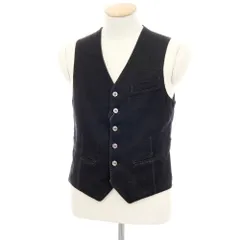 【中古】ボリオリ BOGLIOLI K.JACKET コットン カジュアル系ジレ ベスト ブラックxネイビー【サイズ44】【メンズ】のサムネイル