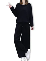 [スロウライド] レディース 婦人 女性用 女性 女の子 大人 子供 こども 子ども キッズ ジュニア セットアップ オールインワン オーバーオール トレーナー トップス ズボン ずぼん ボトムス スウェット 上下セット シンプル ルー [ブラック] [4L]